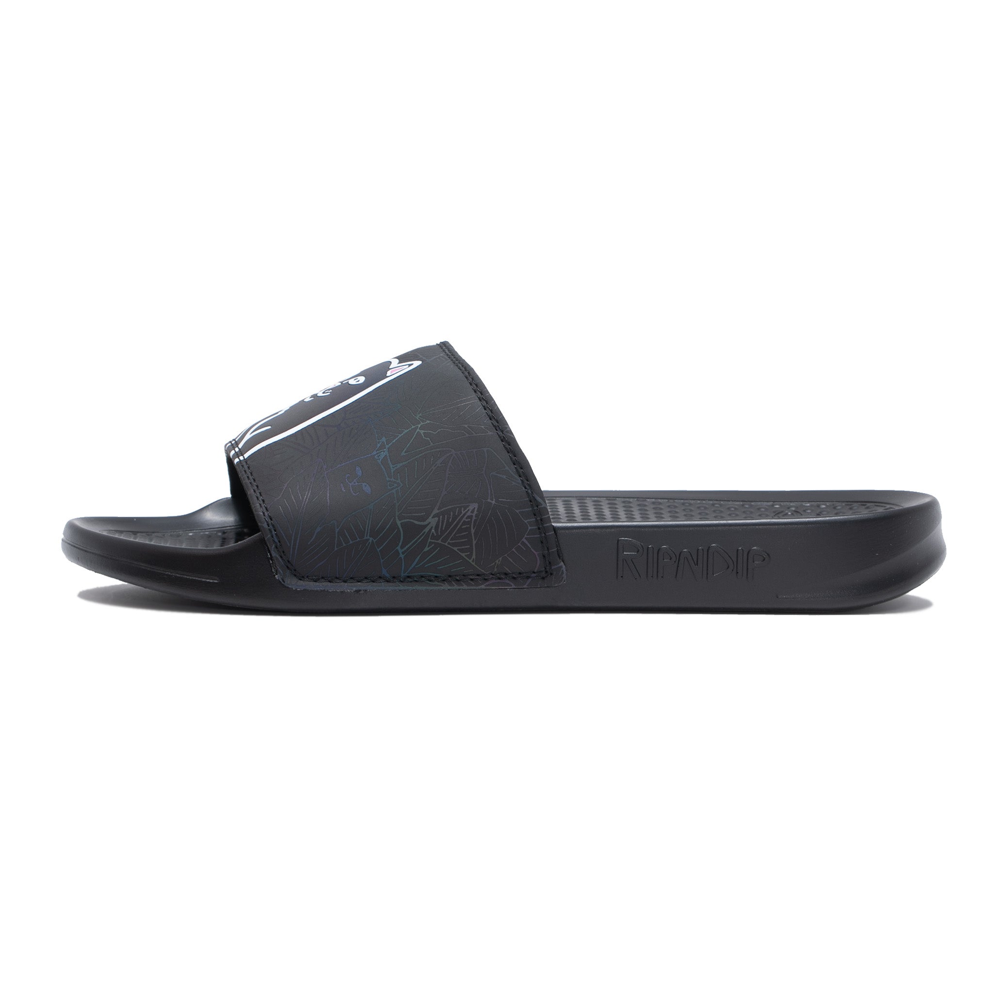 RIPNDIP Lord Jermal Leaf Camo Slides (3M Iridescent)