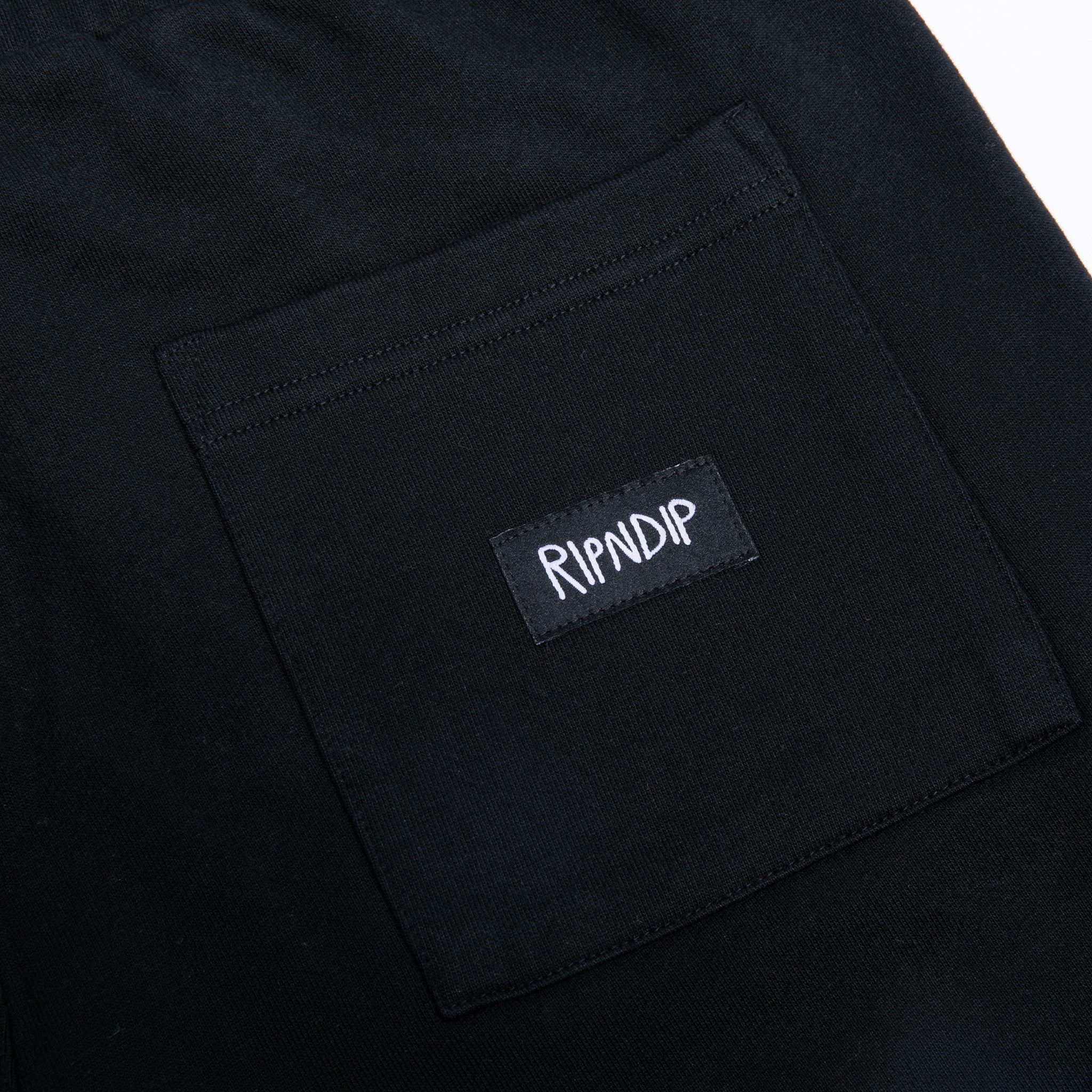 RIPNDIP Summer Revenge Rhinestone Sweatshorts (Black)