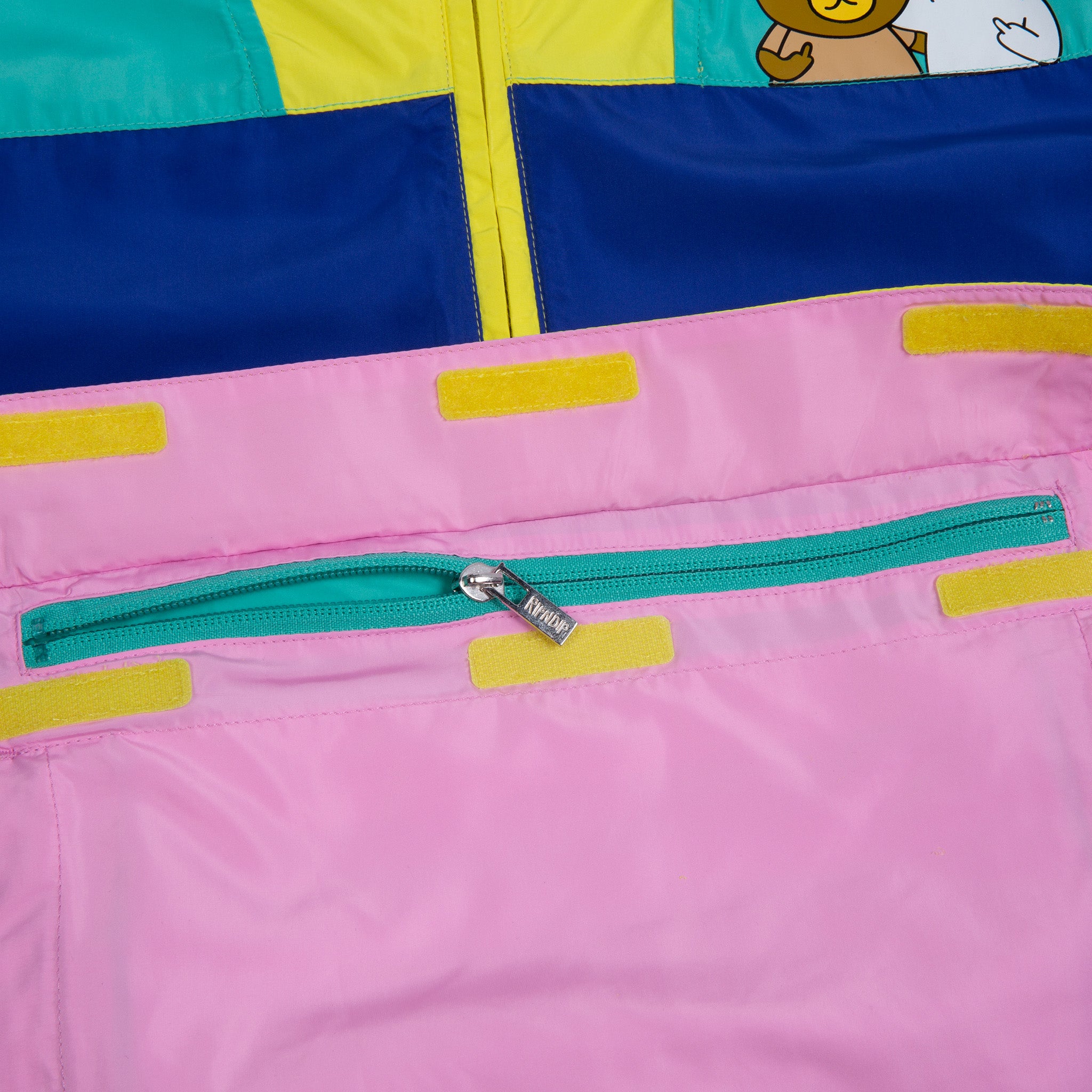 RipNDip Ripndip Teddy Fresh Packable Anorak Jacket (Multi)