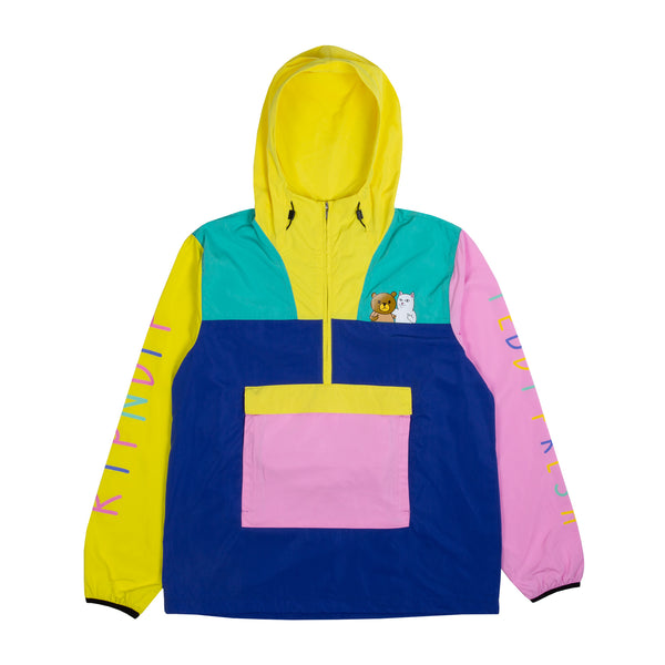 Ripndip Teddy Fresh Packable Anorak Jacket (Multi) – RIPNDIP