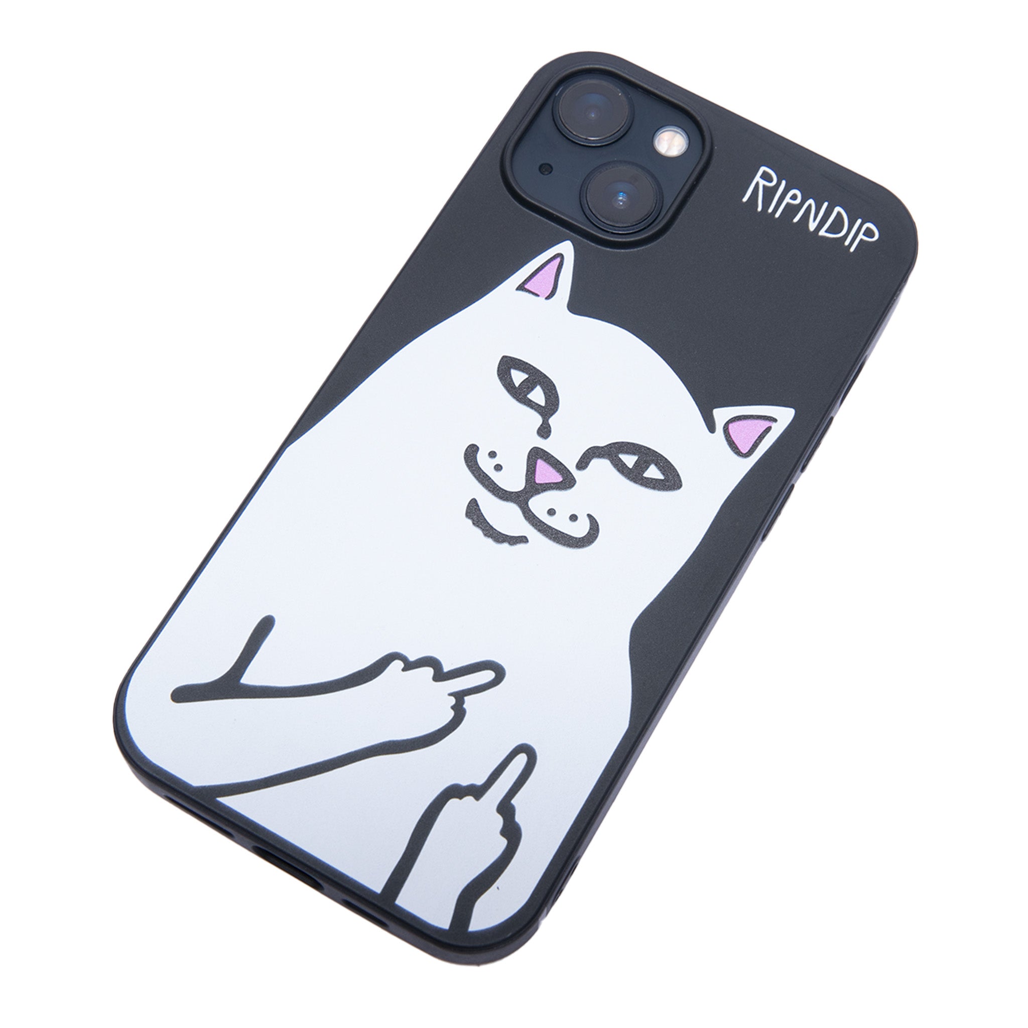 RIPNDIP Lord Nermal Iphone Case - 12/13 (Black)