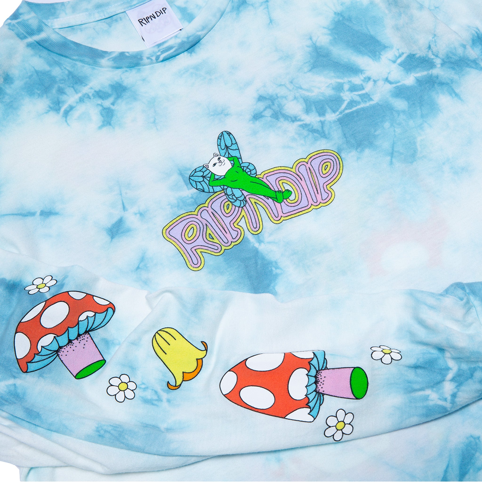 351514 Best Wishes Long Sleeve (Light Blue Lightning Wash)