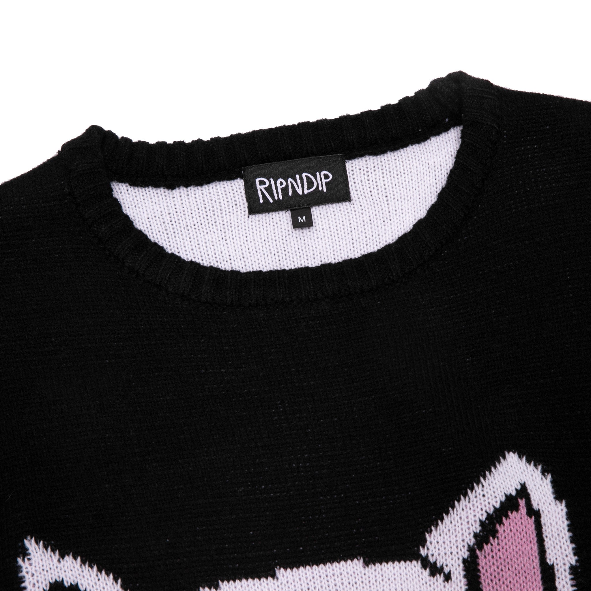 Lord Nermal Flippy Knitty Sweater (Black) – RIPNDIP
