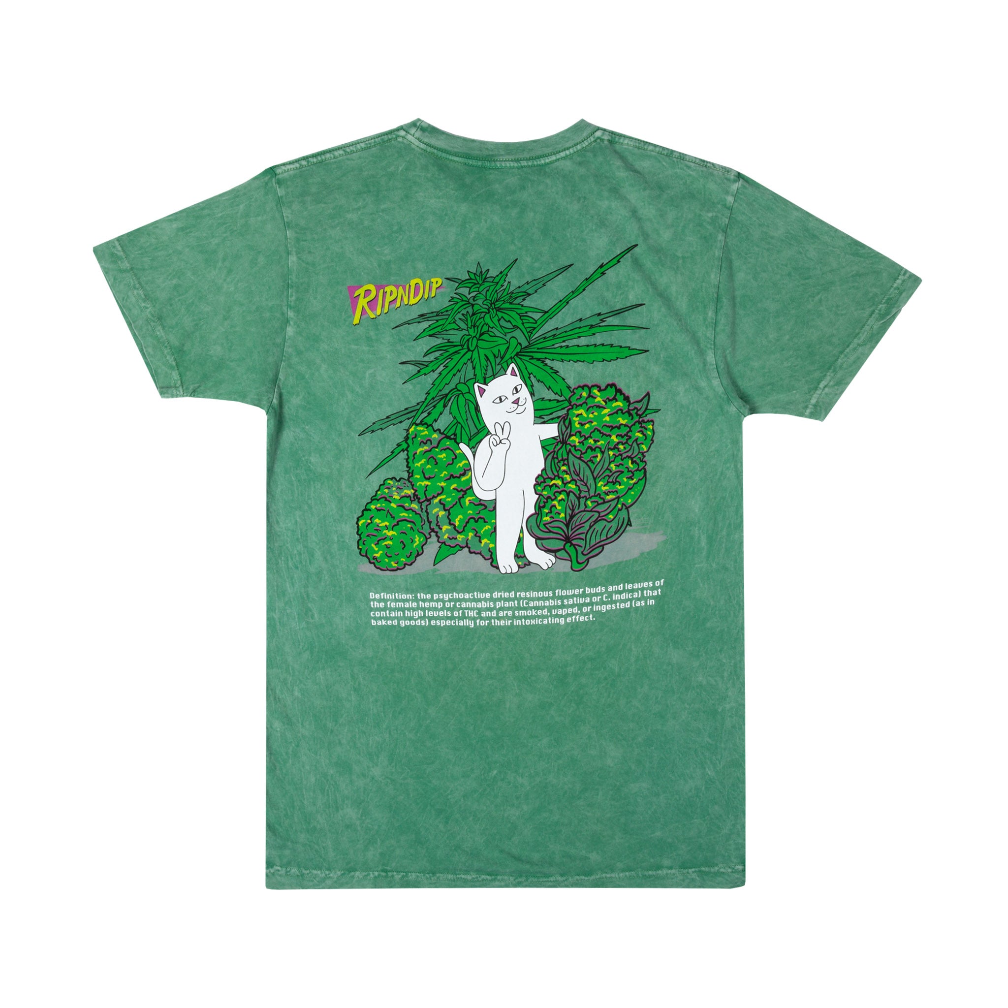 RipNDip Purple Haze Tee (Green Vintage Wash)