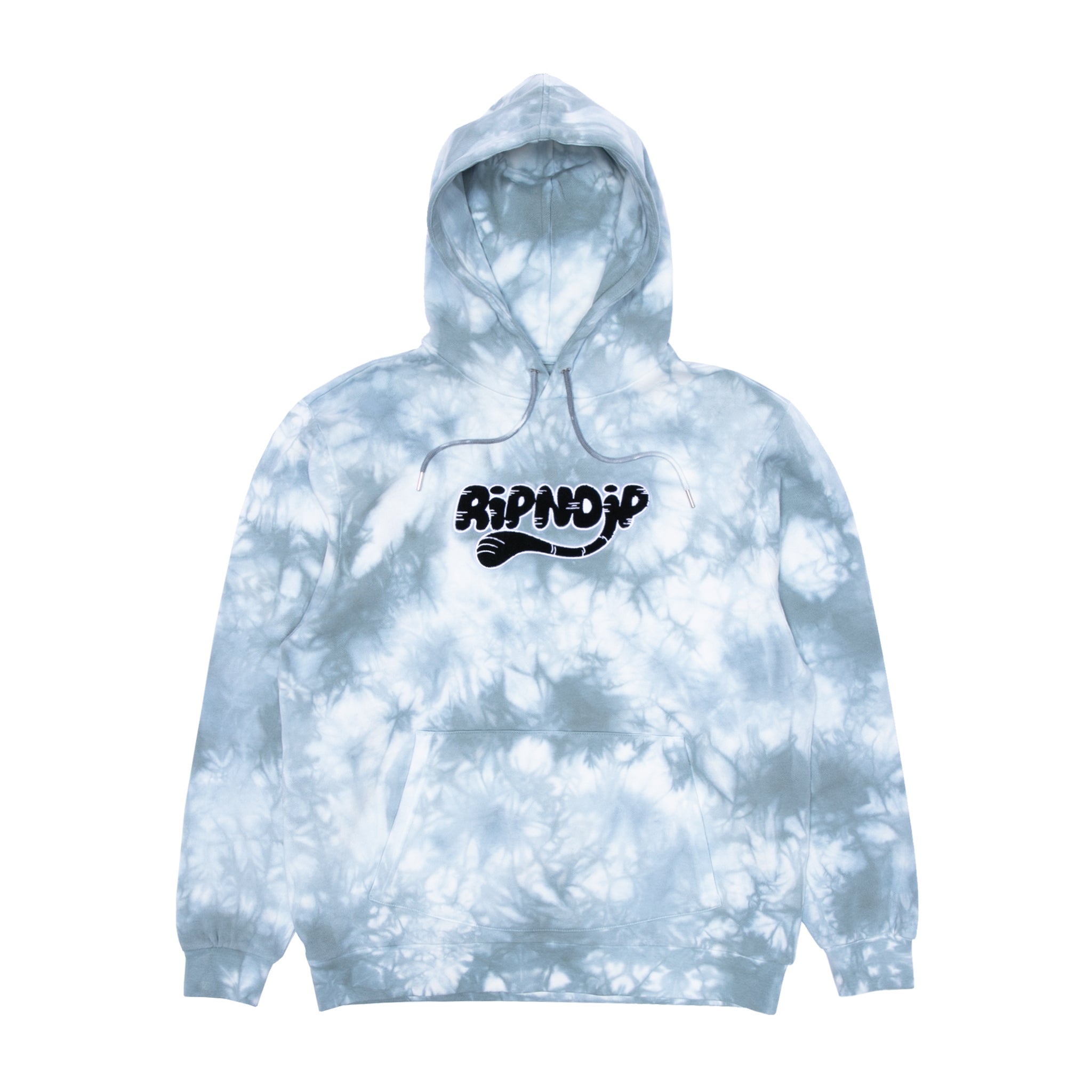 340494 RIPNTAIL Hoodie (Grey Lightning Wash)