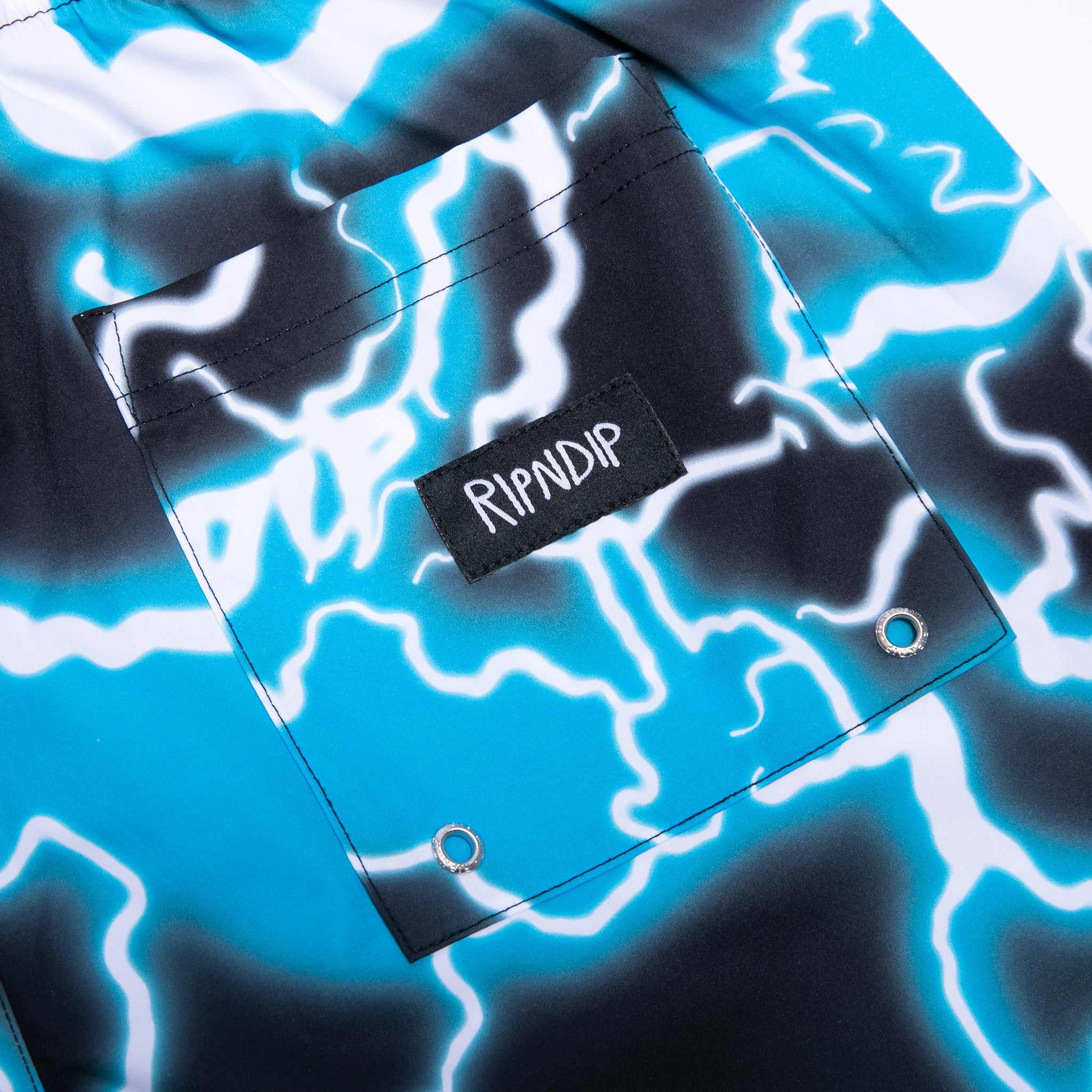 RIPNDIP Nikola Swim Shorts (Black/Blue)