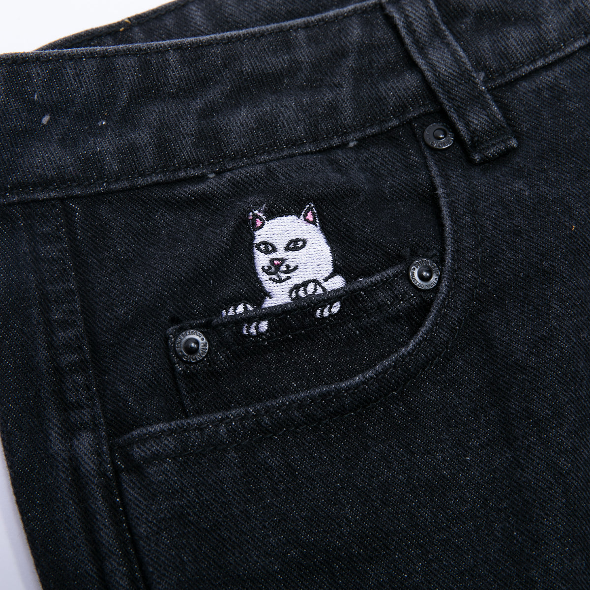 RIPNDIP La Brea Denim Pants (Black Medium Wash)