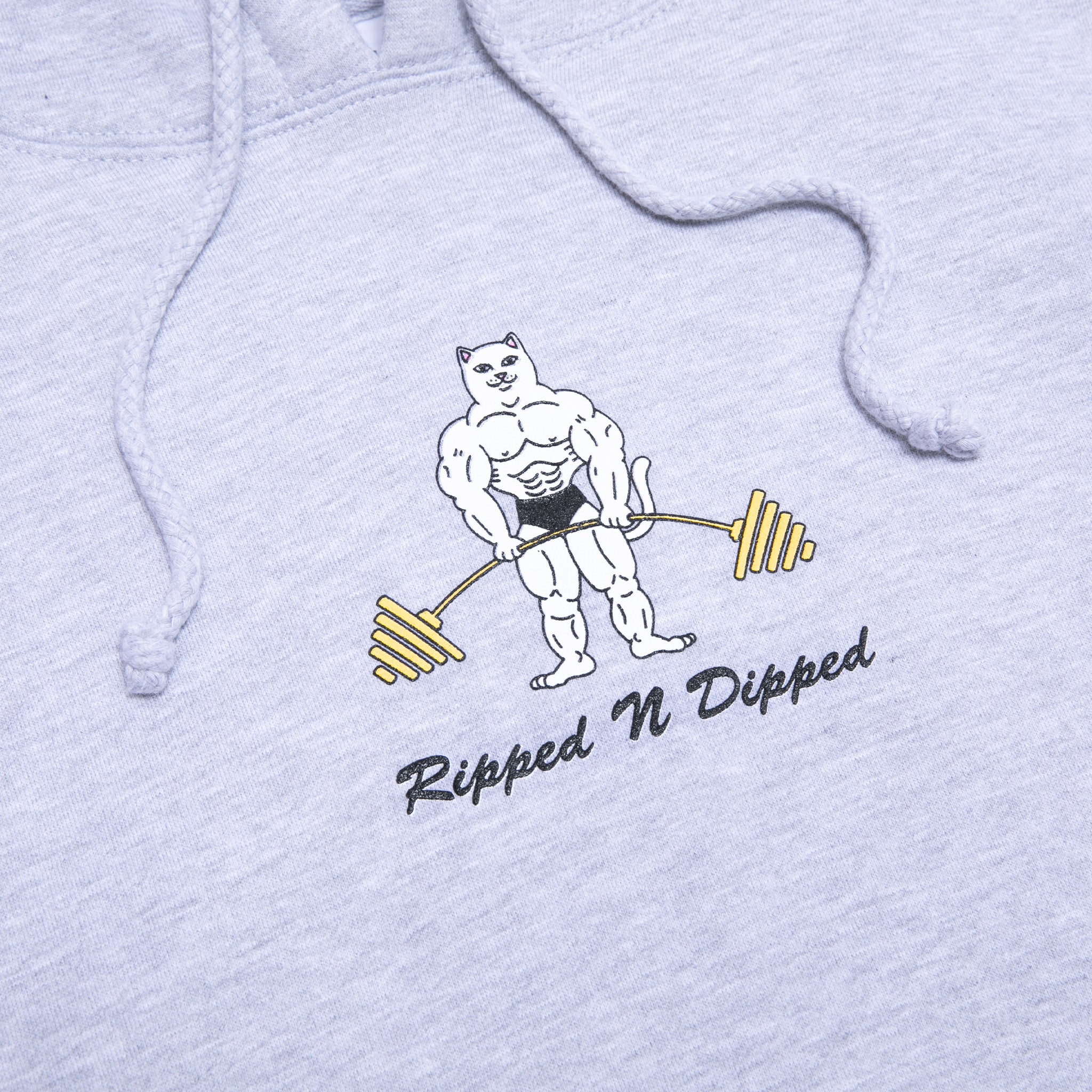 RIPNDIP Ripped n Dipped Hoodie (Ash Heather)