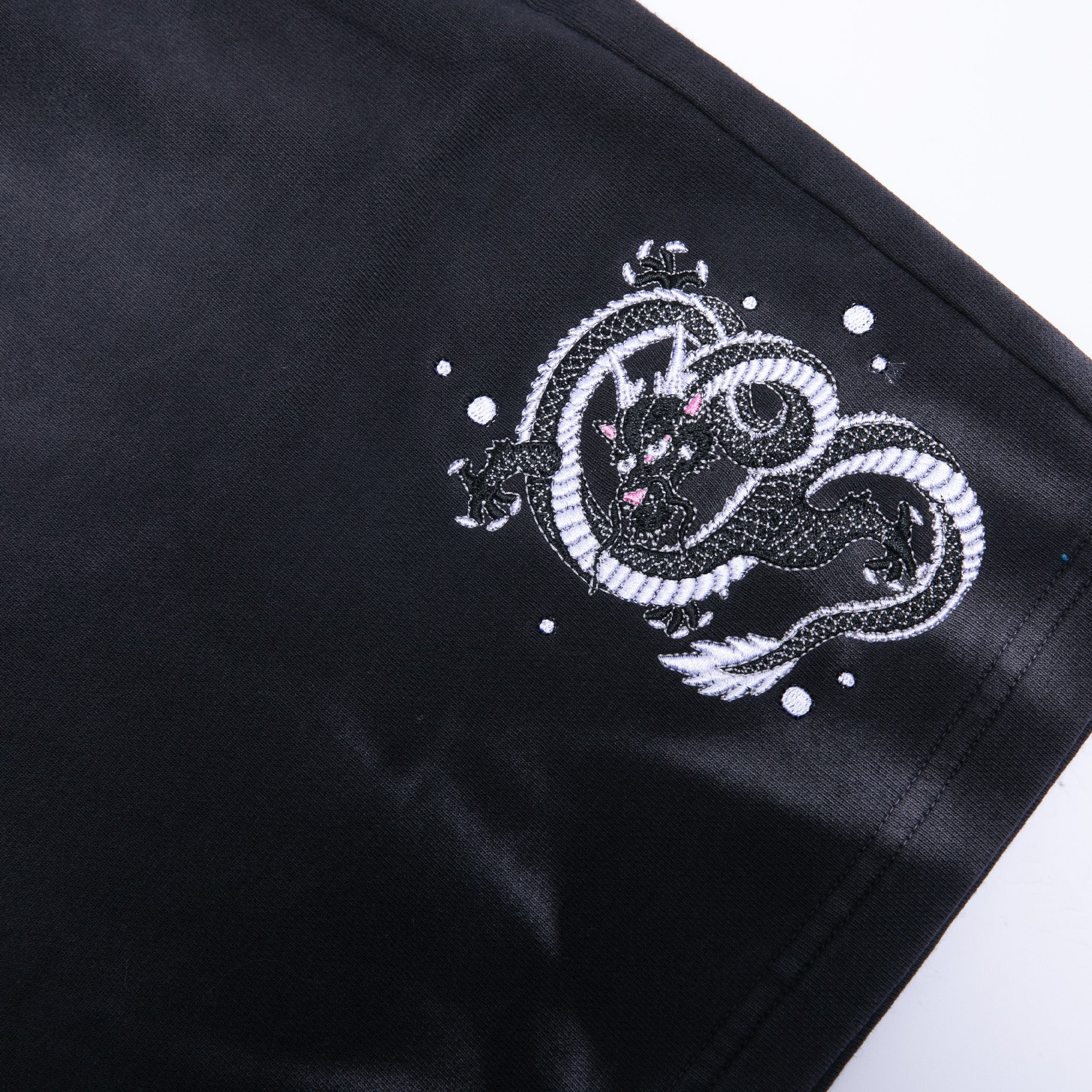 RIPNDIP Mystic Jerm Sweatshorts (Black Faded Wash)
