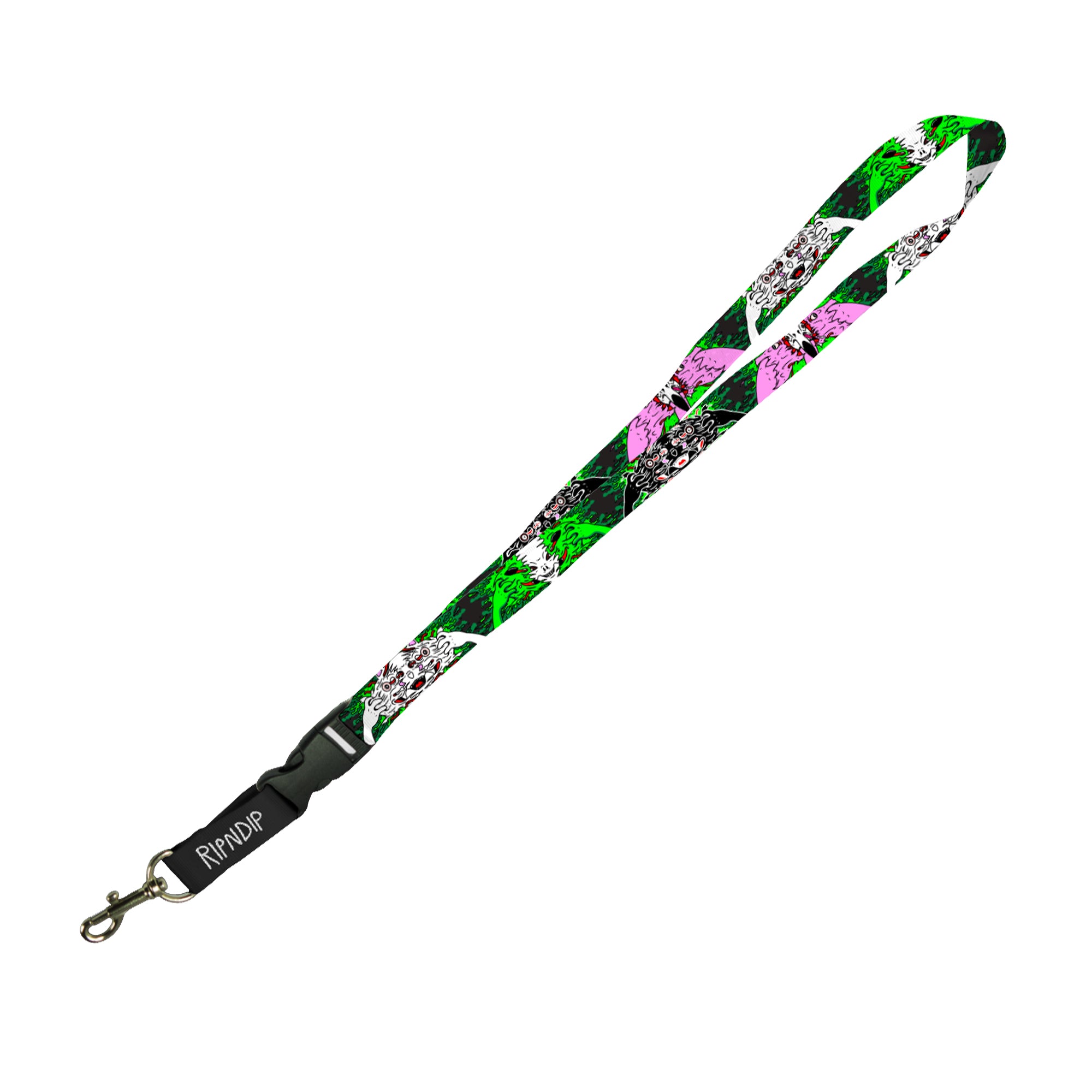 RIPNDIP Skull Face Lanyard (Black)