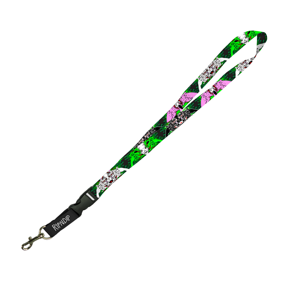 RIPNDIP Skull Face Lanyard (Black)