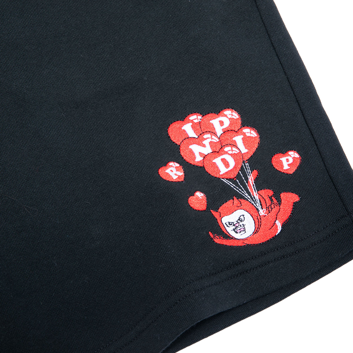 RIPNDIP Cupids Nightmare Sweatshorts (Black)