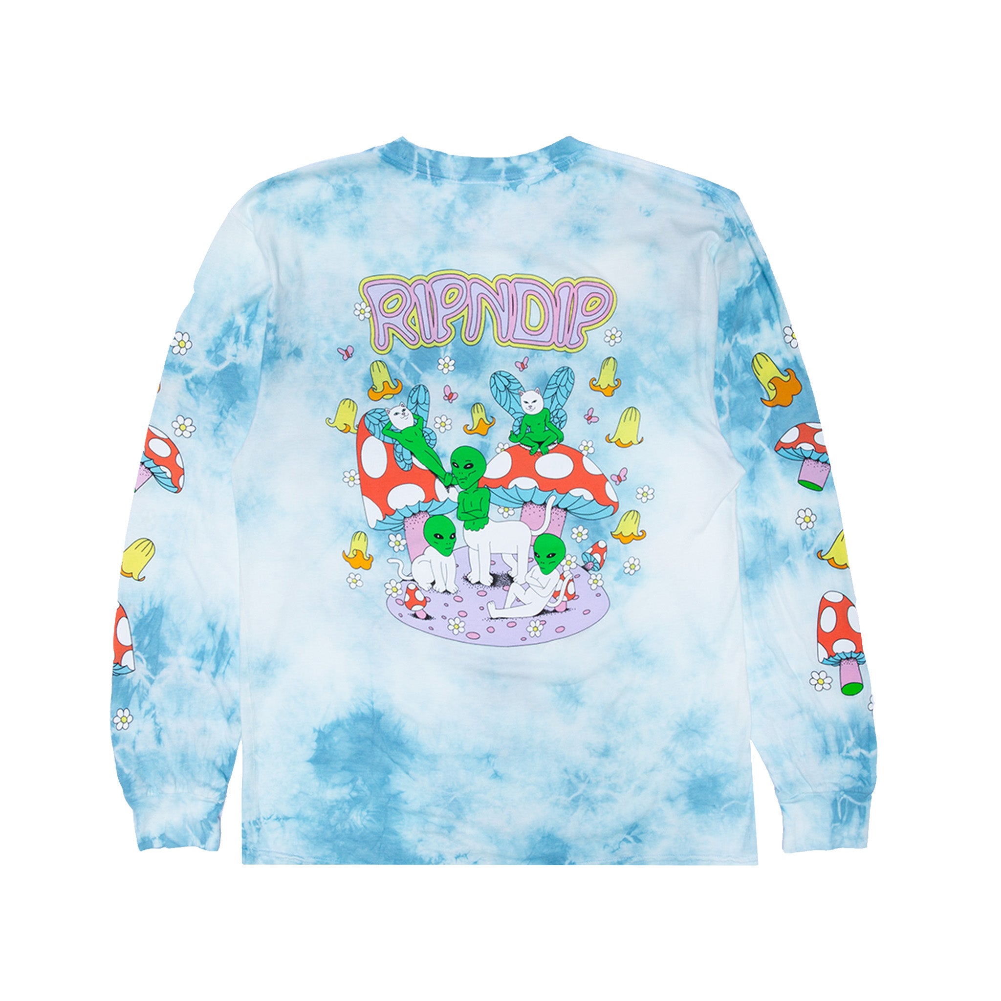 351514 Best Wishes Long Sleeve (Light Blue Lightning Wash)