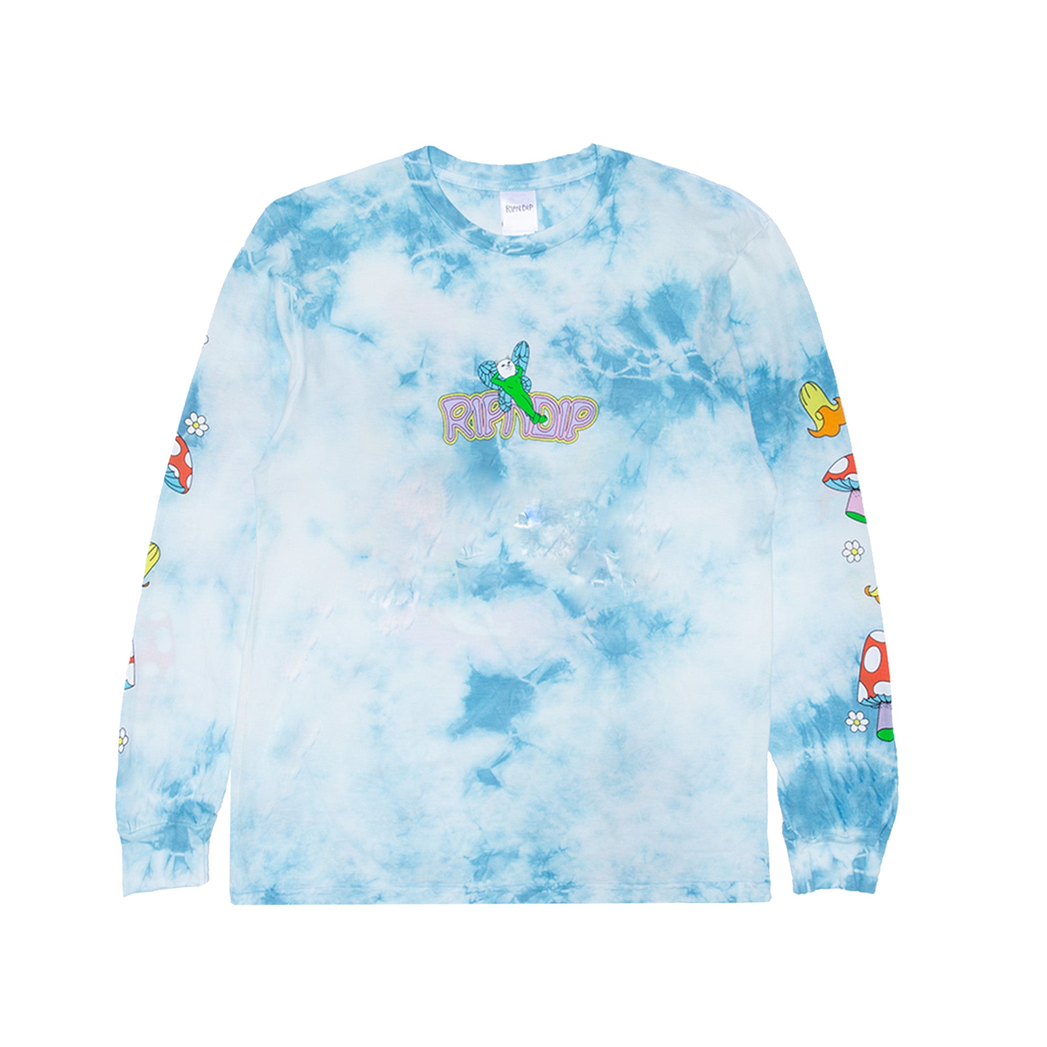 351514 Best Wishes Long Sleeve (Light Blue Lightning Wash)