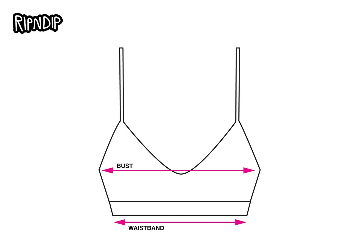 BRALETTE measurement diagram