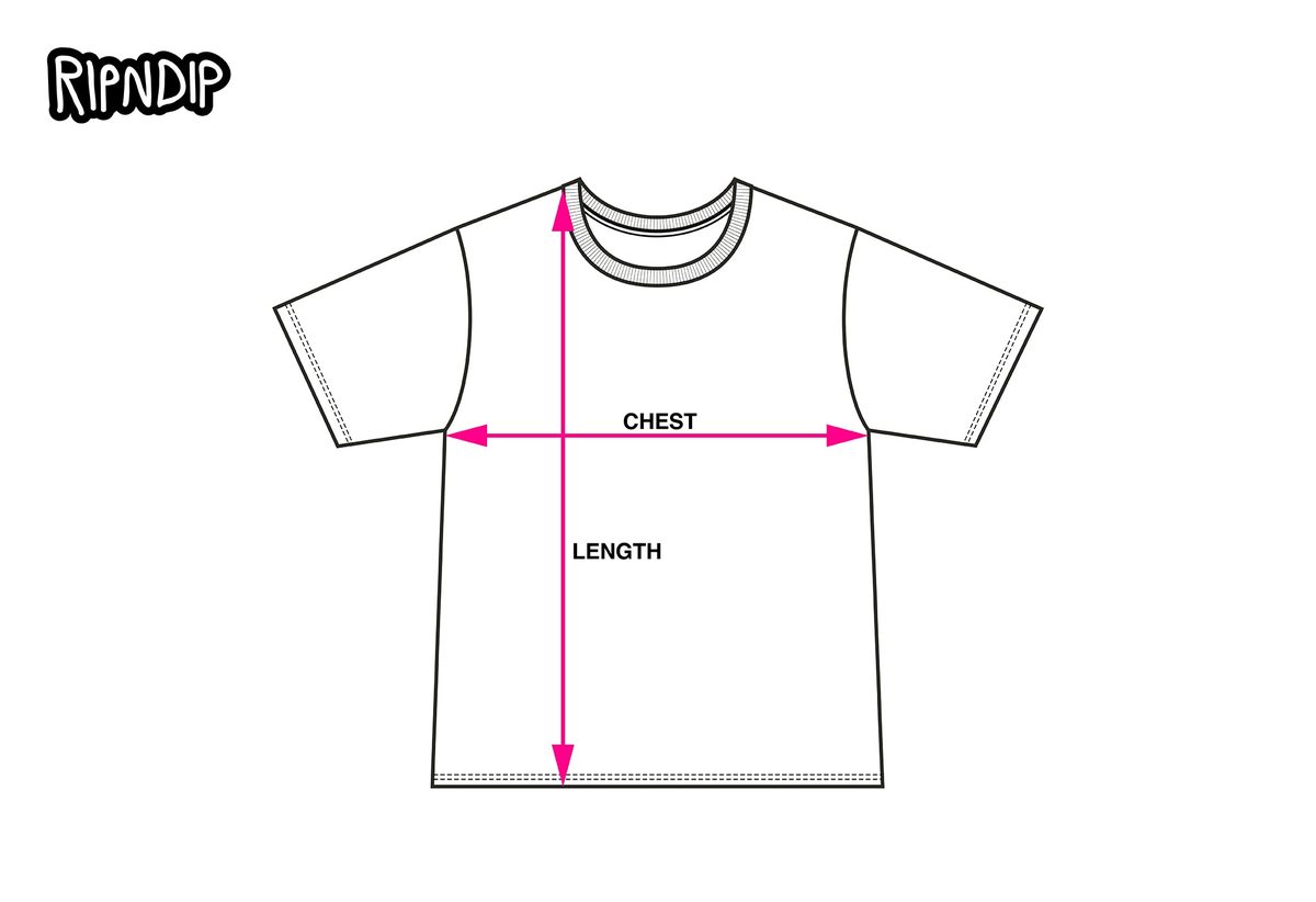 TODDLER TEE measurement diagram