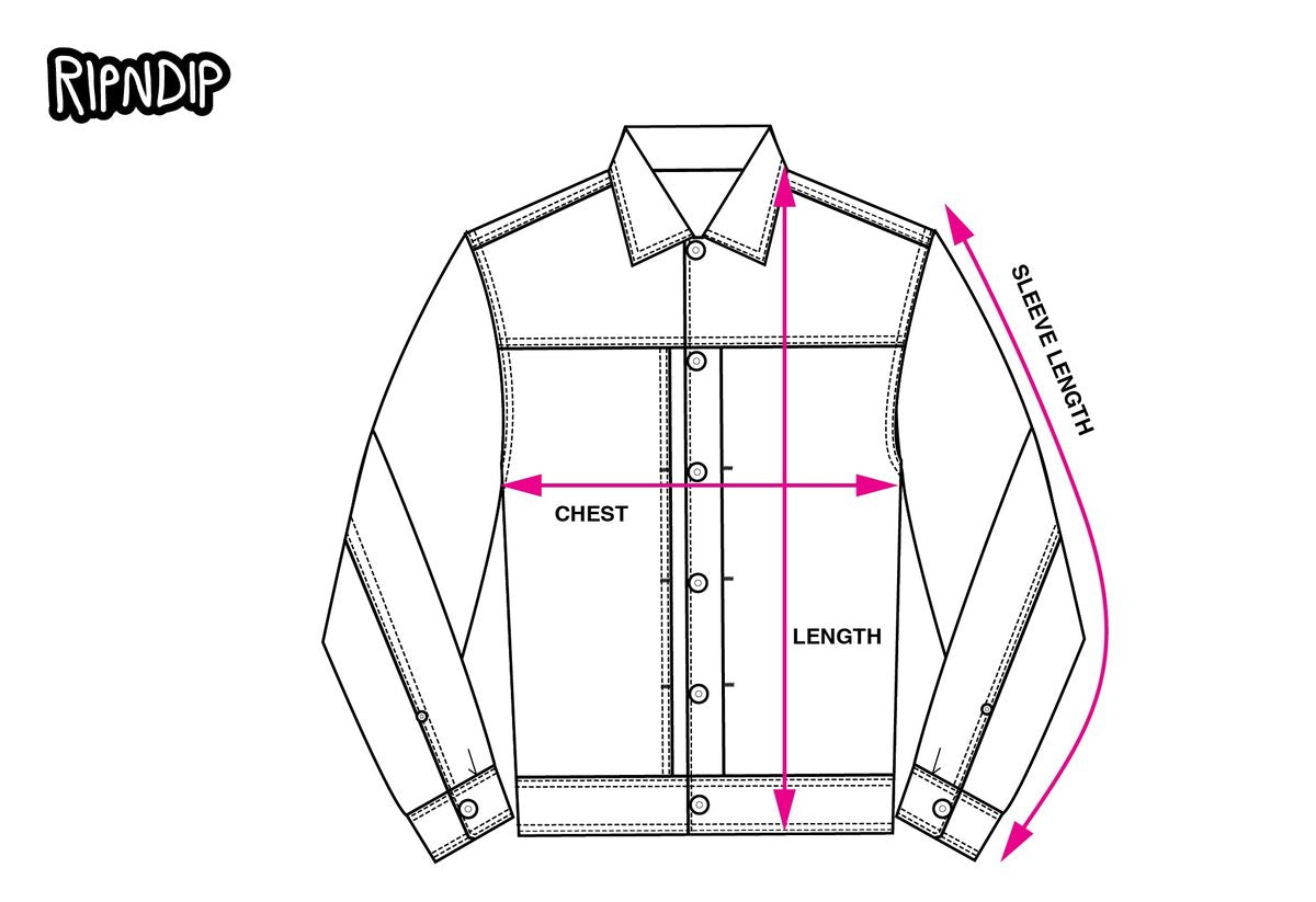 KNIT BUTTON UP JACKET measurement diagram