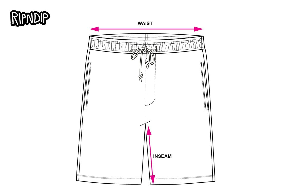 SWIM SHORTS measurement diagram