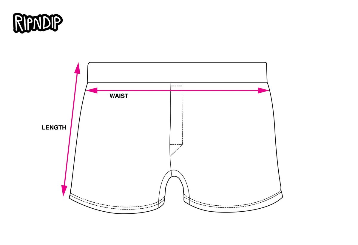 BOXERS measurement diagram
