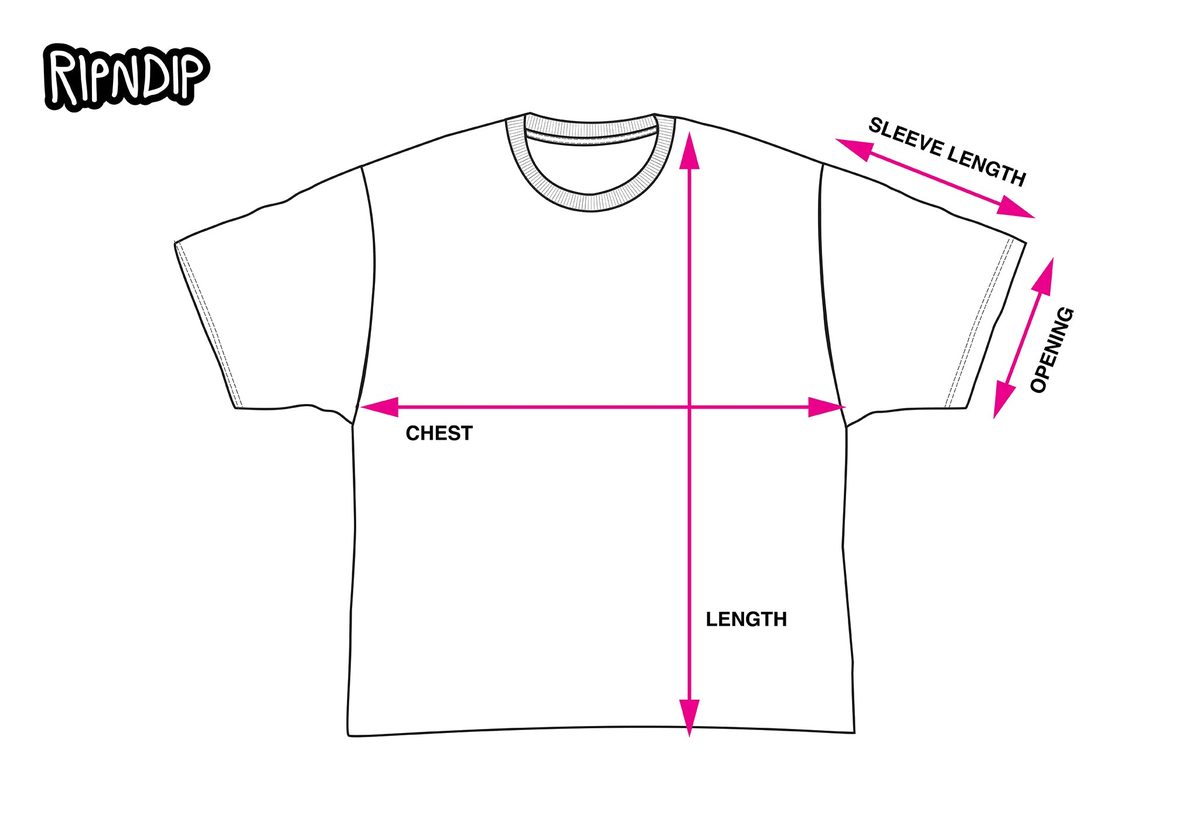 MEN’S CROP TEE measurement diagram