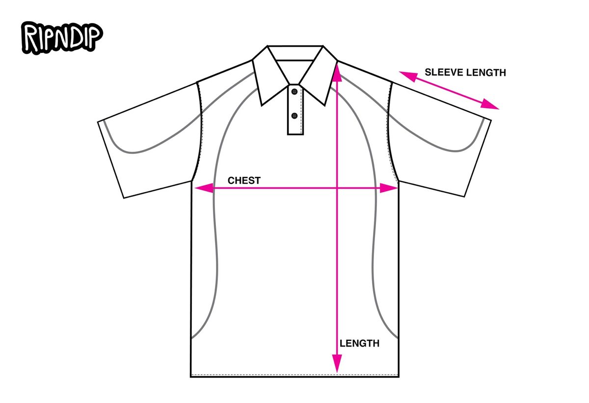 SOCCER JERSEY measurement diagram