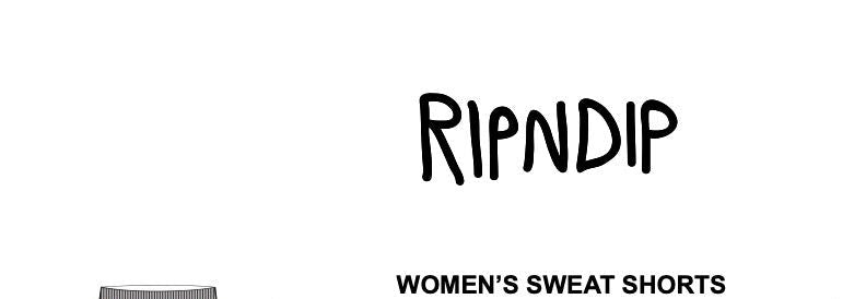 WOMEN’S SWEAT SHORTS measurement diagram