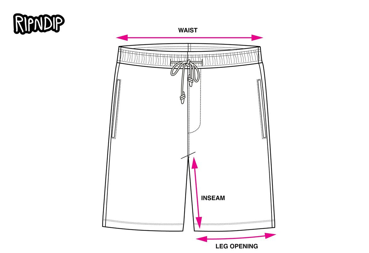 SWIM SHORTS measurement diagram