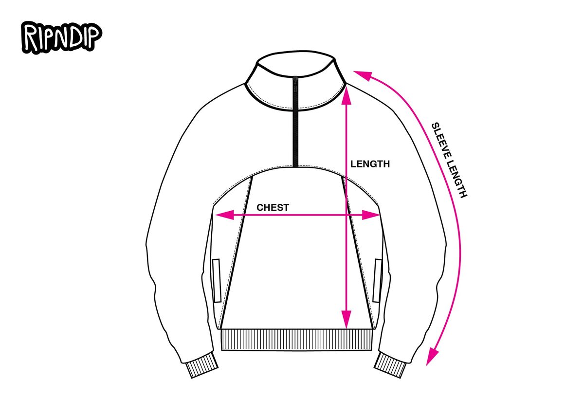 SWEATSHIRT measurement diagram