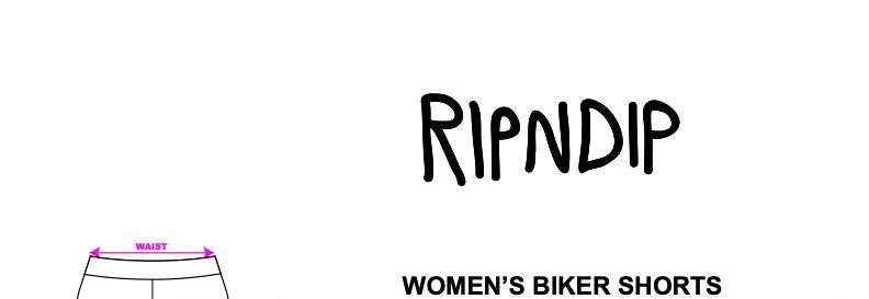 WOMEN’S BIKER SHORTS measurement diagram