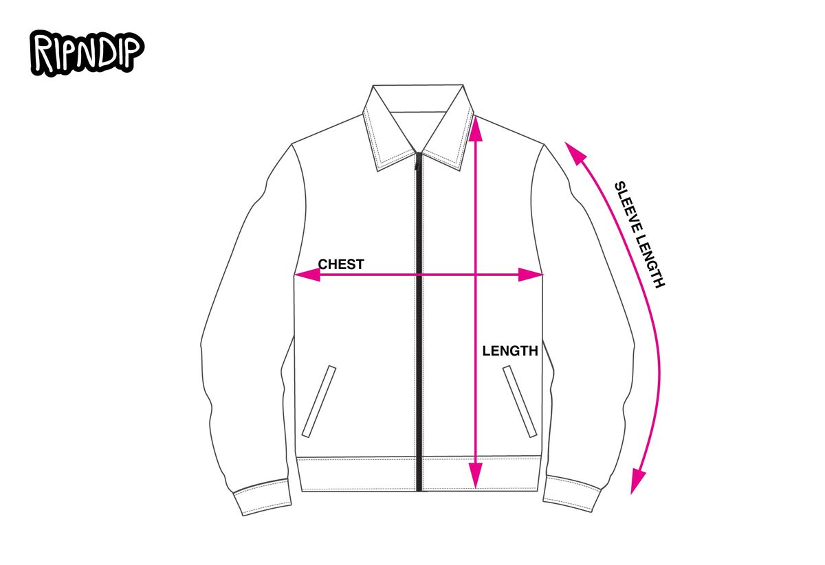 WORK JACKET measurement diagram