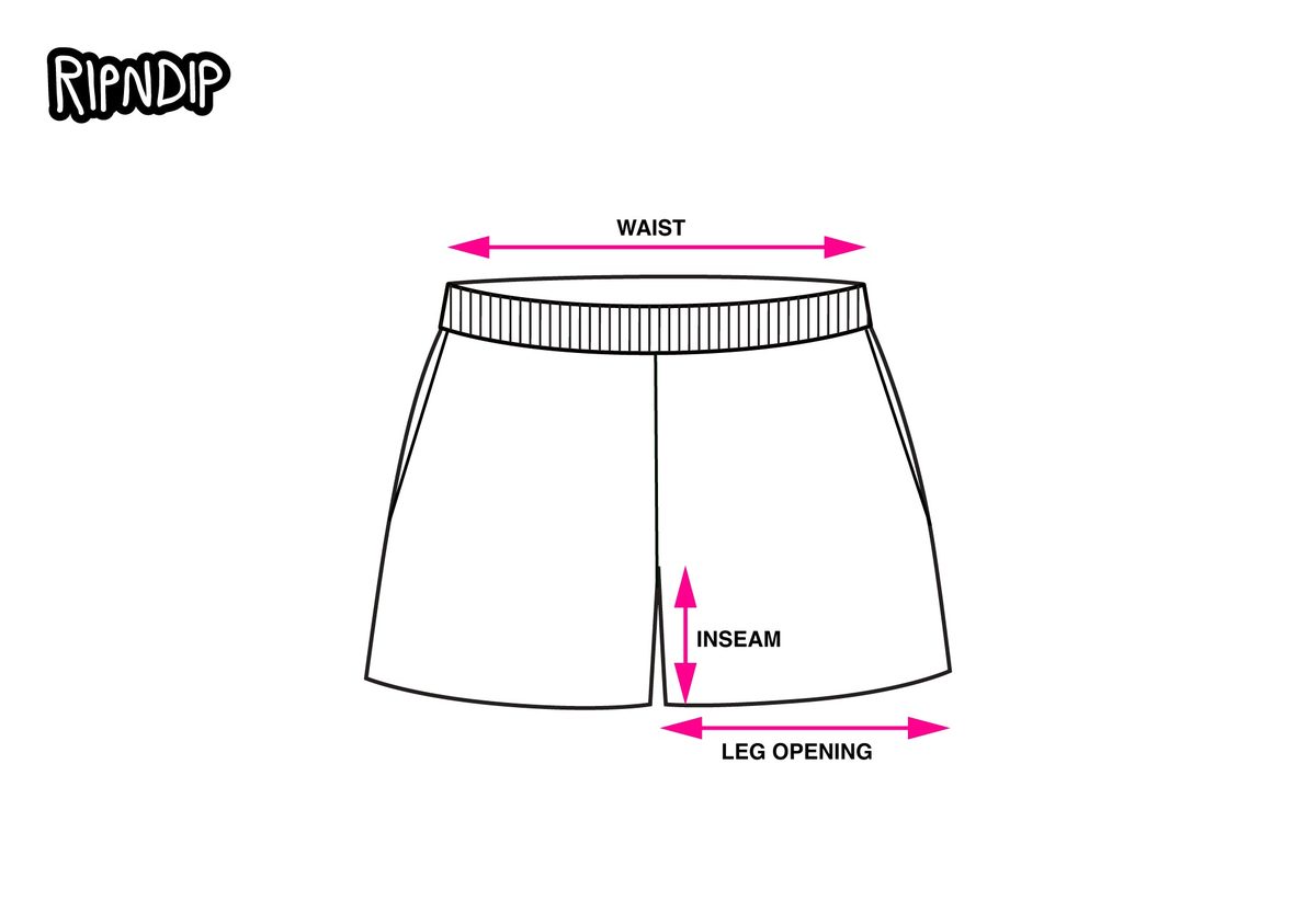 KNIT SWEATSHORTS measurement diagram